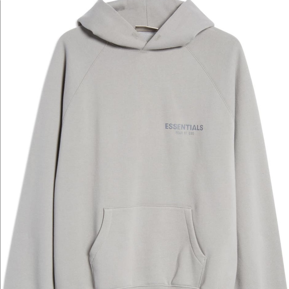 Fear of God essentials hoodie Small - Cement Color.